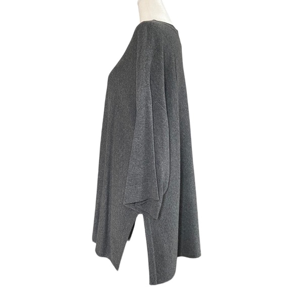 Eileen Fisher Wool Oversized Sweater Gray S - Picture 2 of 12